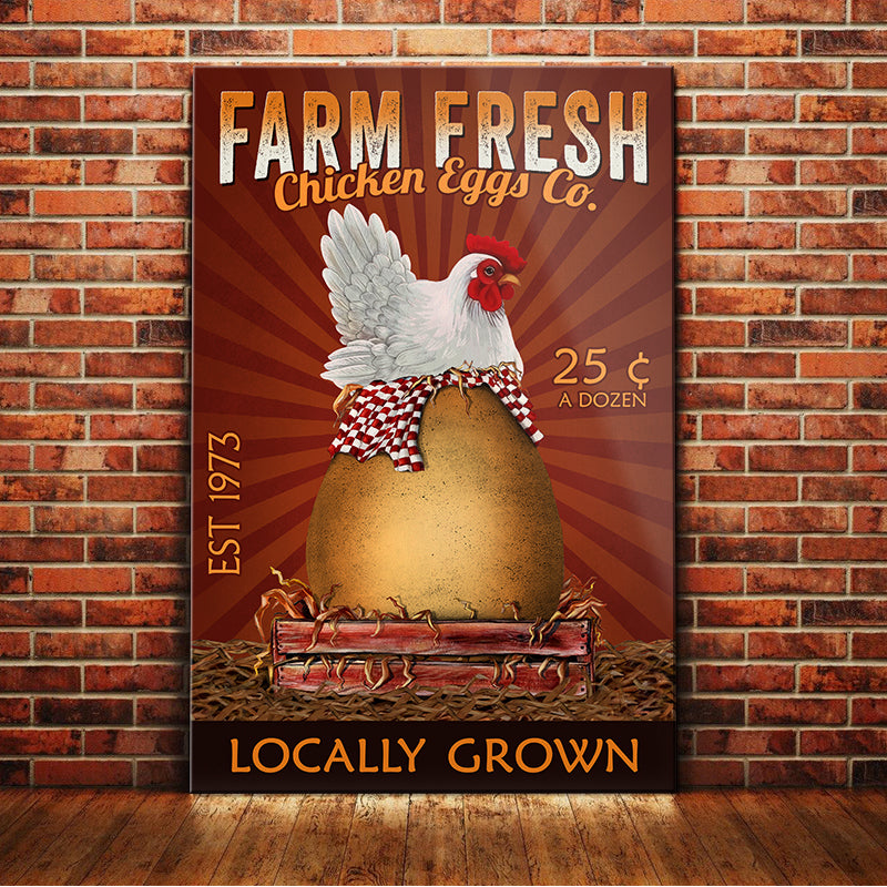 Chicken Egg Company Canvas Chicken Egg Company Canvas