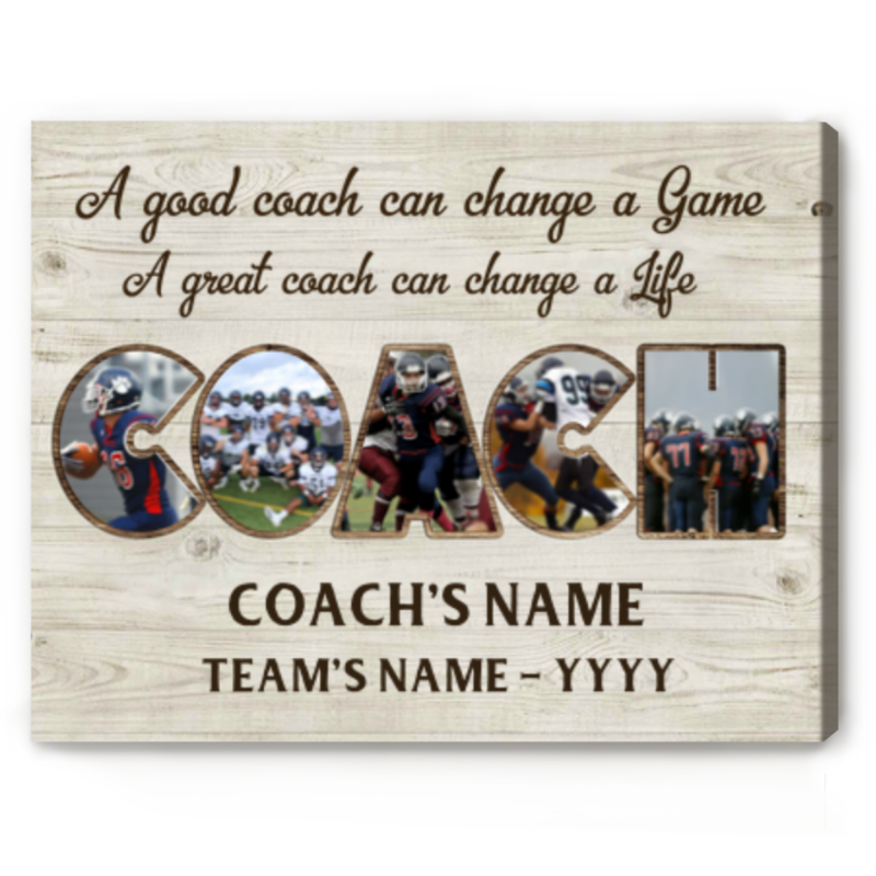 Coach Picture Collage, Personalized Coach Gift, Thank You Gifts For Coaches, End Of Season Coach Gifts Coach Picture Collage, Personalized Coach Gift, Thank You Gifts For Coaches, End Of Season Coach Gifts