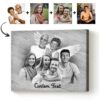 Combine Photos Into A Drawing, Black And White Portrait, Sympathy Gifts For Loss Of Mother, Memorial Gifts – Best Personalized Gifts For Everyone