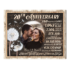 Custom 20th Anniversary Gift For Husband, China Anniversary Photo Gifts, Twenty Years Down Forever To Go
