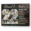 Custom 22-Year Anniversary Photo Collage Canvas, 22nd Anniversary Gift, 22 Year Anniversary Gift – Best Personalized Gifts For Everyone