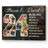 Custom 24-Year Anniversary Photo Collage Canvas, 24-Year Anniversary Gift, 24th Wedding Anniversary Gift – Best Personalized Gifts For Everyone