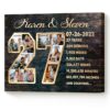 Custom 27 Years Anniversary Collage Photo Canvas, 27th Anniversary Gift, 27 Year Anniversary Gift – Best Personalized Gifts For Everyone
