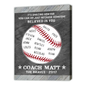 Custom Baseball Coach Gift, Thank You Coach Print With Names, Baseball Coach Appreciation Gift – Best Personalized Gifts For Everyone