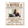 Custom Boss Gift For Boss’s Day, Unique Birthday Gift For Boss, Custom Retirement Gift For Boss, Canvas For Women – Best Personalized Gifts For Everyone