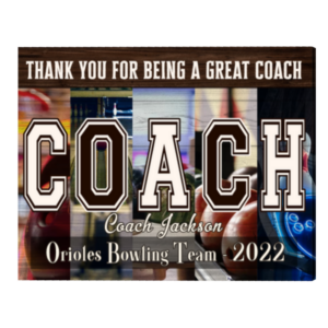 Custom Bowling Gift For Coach, Bowling Coach Gift With Name, Thank You For Always Believing Us Canvas – Best Personalized Gifts For Everyone