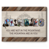 Custom Climbing Photo Collage Canvas, Collage Gifts For Climber, Mountain Climbing Gifts – Best Personalized Gifts For Everyone