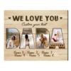 Custom DADA Photo Collage Canvas, Christmas Presents For Dad, Birthday Gift For Dad, Photo Gift For Dad