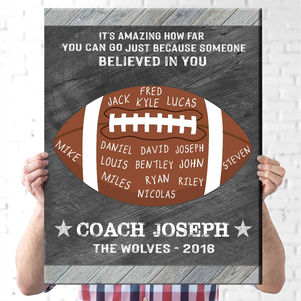 Custom Football Coach Gift Sign, Thank You Coach Print, Football Coach Appreciation Gift Word Art Custom Football Coach Gift Sign, Thank You Coach Print, Football Coach Appreciation Gift Word Art