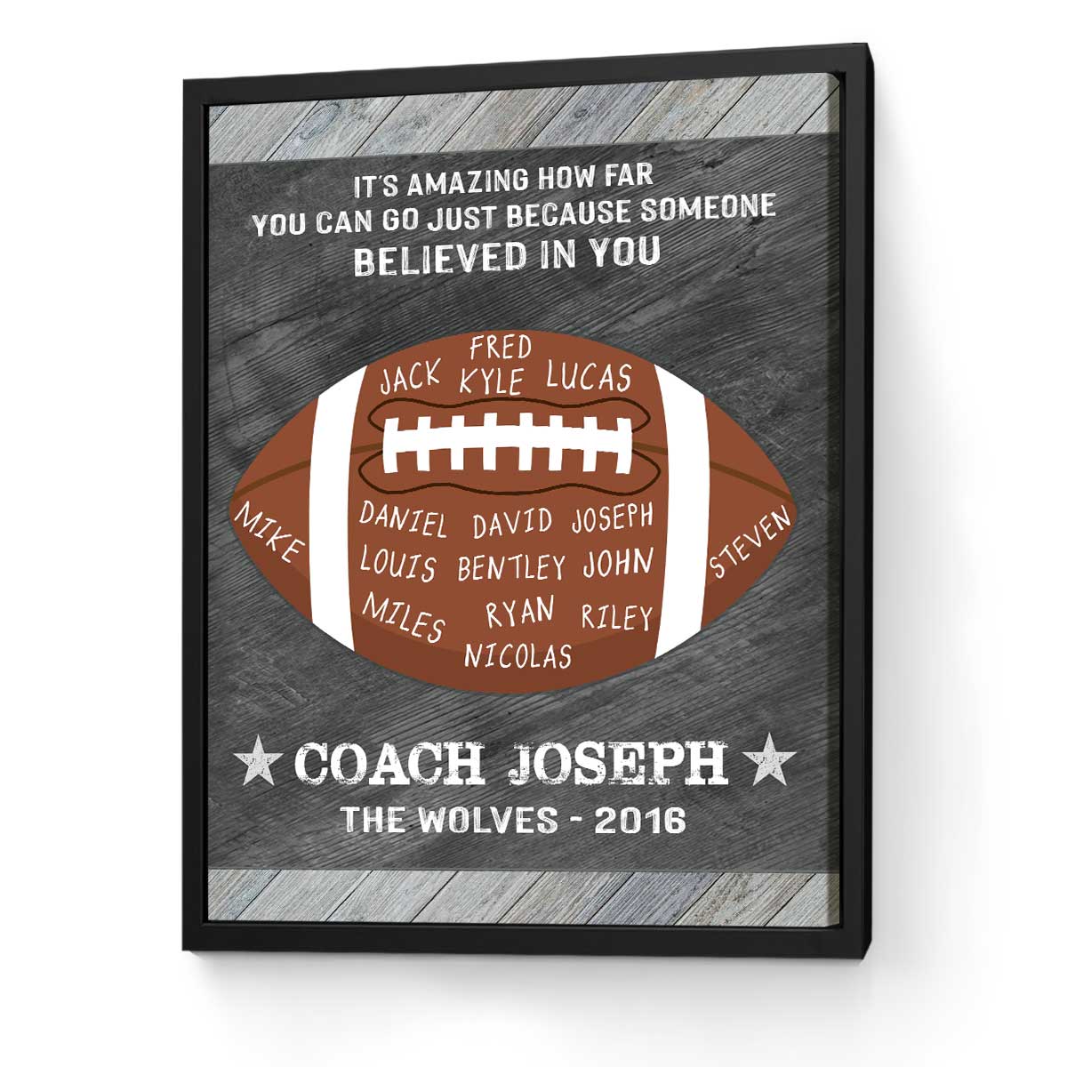 Custom Football Coach Gift Sign, Thank You Coach Print, Football Coach Appreciation Gift Word Art Custom Football Coach Gift Sign, Thank You Coach Print, Football Coach Appreciation Gift Word Art