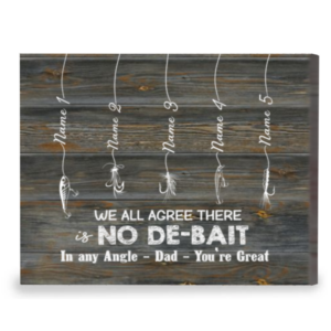 Custom Gifts For Fisherman Dad, Fishing Gifts For Dad For Men, Dad You’re Great Sign
