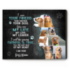 Custom Golden Retriever Gifts Photo Collage Canvas, Golden Dog Lover Gift, Golden Retriever Wall Art