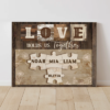 Custom Last Name Sign, Large Living Room Wall Art, Gift For Family – Best Personalized Gifts For Everyone
