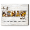Custom Memaw Picture Canvas Print, Mothers Day Gifts From Grandkids, Best Personalized Gift For Grandma, Memaw Gift, Grandma Canvas – Best Personalized Gifts For Everyone