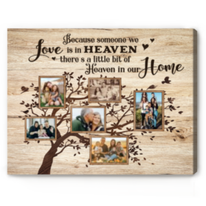 Custom Memorial Photo Gift, Remembrance Gifts, Canvas Pictures With Deceased Loved Ones