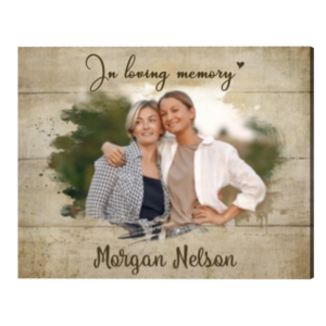 Custom Memorial Portrait, Memorial Pictures For Loved Ones, Loss Of Mother Sympathy Gifts