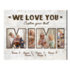 Custom Mimi Photo Collage Canvas, Mimi Gifts, Personalized Gift For Mimi, Birthday Gift For Grandma