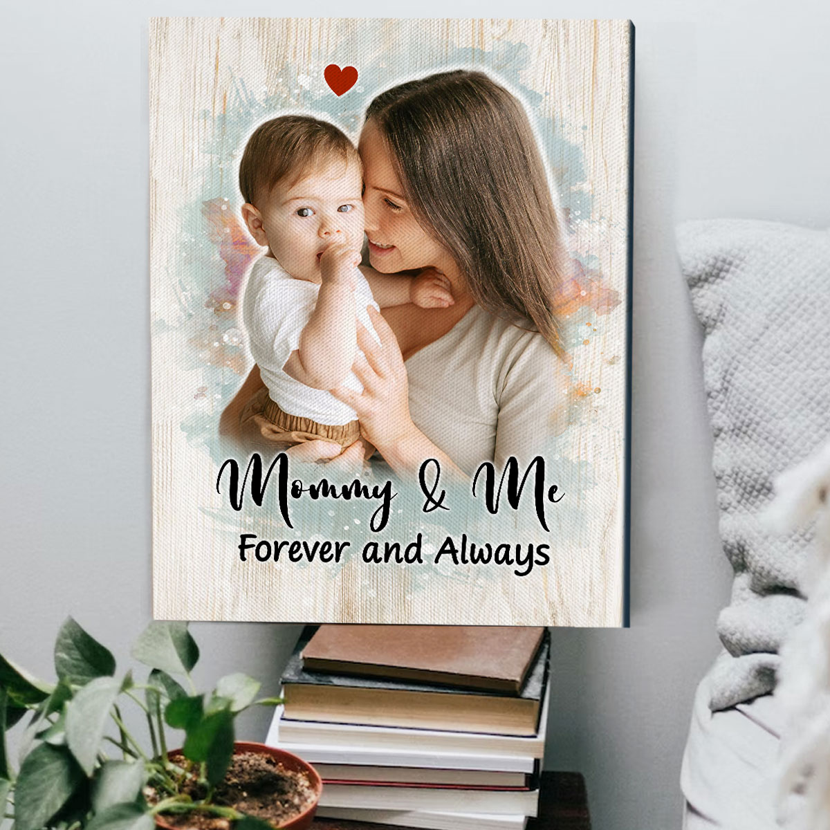 Custom Mother Daughter Gift Portrait Art Canvas, Mothers Day Personalized Paintings From Photo, Gift For Mom From Daughter - Best Personalized Gifts For Everyone Custom Mother Daughter Gift Portrait Art Canvas, Mothers Day Personalized Paintings From Photo, Gift For Mom From Daughter - Best Personalized Gifts For Everyone