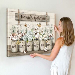 Custom Nana Gifts Grandmas Garden Sign With Kids Names Personalized Gifts For Grandma On Mothers Day Best Personalized Gifts For Everyone 2