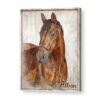 Custom Pet Portrait, Horse Portrait Painting, Horse Portrait From Photo, Pet Portraits On Canvas – Best Personalized Gifts For Everyone