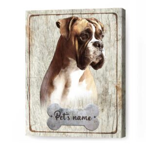 Custom Pet Portrait On Canvas, Dog Portrait Painting, Custom Pet Photo Gifts, Personalized Gift For Pet Lovers – Best Personalized Gifts For Everyone