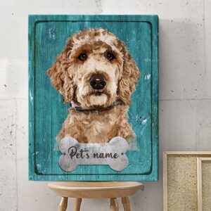 Custom Pet Portrait On Canvas, Dog Portrait Painting, Custom Pet Photo Gifts, Personalized Gift For Pet Lovers – Best Personalized Gifts For Everyone