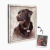 Custom Pet Portrait, Pet Portrait Painting, Pet Portrait From Photo, Pet Picture On Canvas
