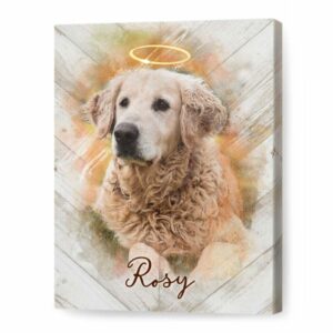 Custom Pet Portrait Watercolor Dog Memorial Gifts Gift For Someone That Lost A Pet Best Personalized Gifts For Everyone 6