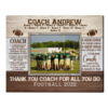 Custom Photo Gift For Football Coach, Assistant Football Coach Gifts, Team Gift For Football Coach