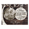 Custom Photo Memorial Canvas, Sympathy Gift For Loss, In Loving Memory Gift