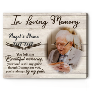 Custom Photo Memorial Gifts, Personalized Memorial Picture Frame, Canvas For Lost Loved Ones