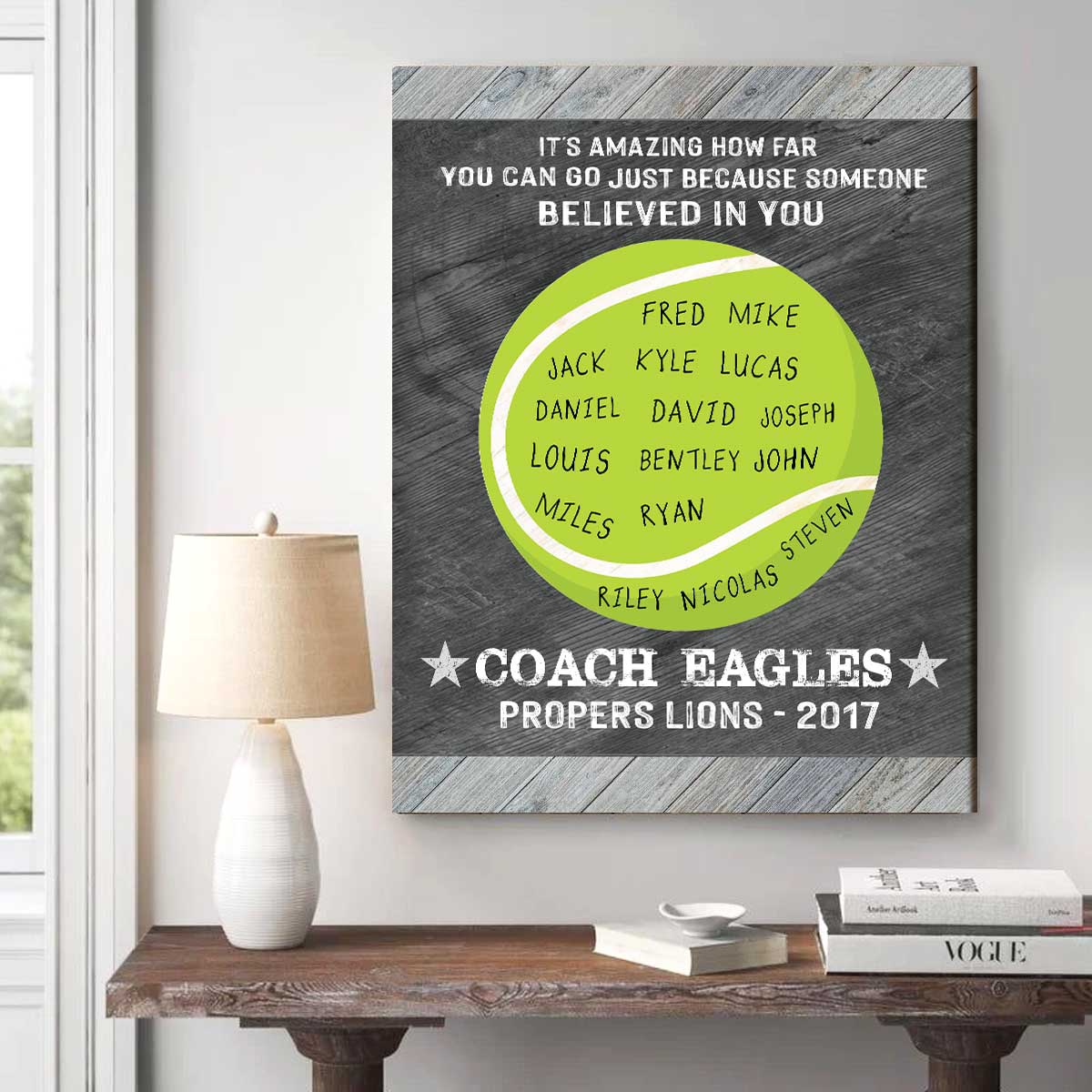 Custom Print Gift For Tennis Coach, Tennis Coach Gift Word Art Canvas , Assistant Coach Gifts Frame Custom Print Gift For Tennis Coach, Tennis Coach Gift Word Art Canvas , Assistant Coach Gifts Frame