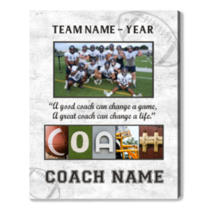 Custom Printable Gift For Football Coach, Team Gift For Football Coach, Assistant Coach Gifts