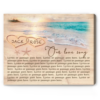 Custom Song Lyric Beach Print, Personalized Your Favorite Song, Beach Song Art, Gift For Spouse