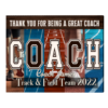 Custom Vintage Track And Field Gift For Coach, Track Coach Gift Sign, Runner Gift