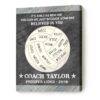 Custom Volleyball Coach Sign, Volleyball End Of Season Gift For Coach, Thank You Coach Art Print