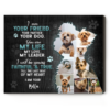 Custom Yorkshire Terrier Photo Collage Canvas, Yorkie Dog Lover Gift, Yorkshire Terrier Gift