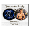 Custom Zodiac Art Print, Personalized Zodiac Wall Art, Personalized Birthday Gift For Him, Astrology Print – Best Personalized Gifts For Everyone