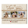 Customized Gift For Dad, Great Fathersday Gift, Personalized Dad Photo Collage Canvas, Custom Photo Gift For Dad – Best Personalized Gifts For Everyone