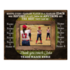 Customized Softball Coach Gift Photo Frame, Softball Coach Appreciation Gift, Softball Coach Gift End Of Season Printable