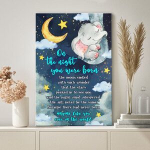 Daughter &-Son Elephant Canvas