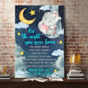 Daughter &-Son Elephant Canvas