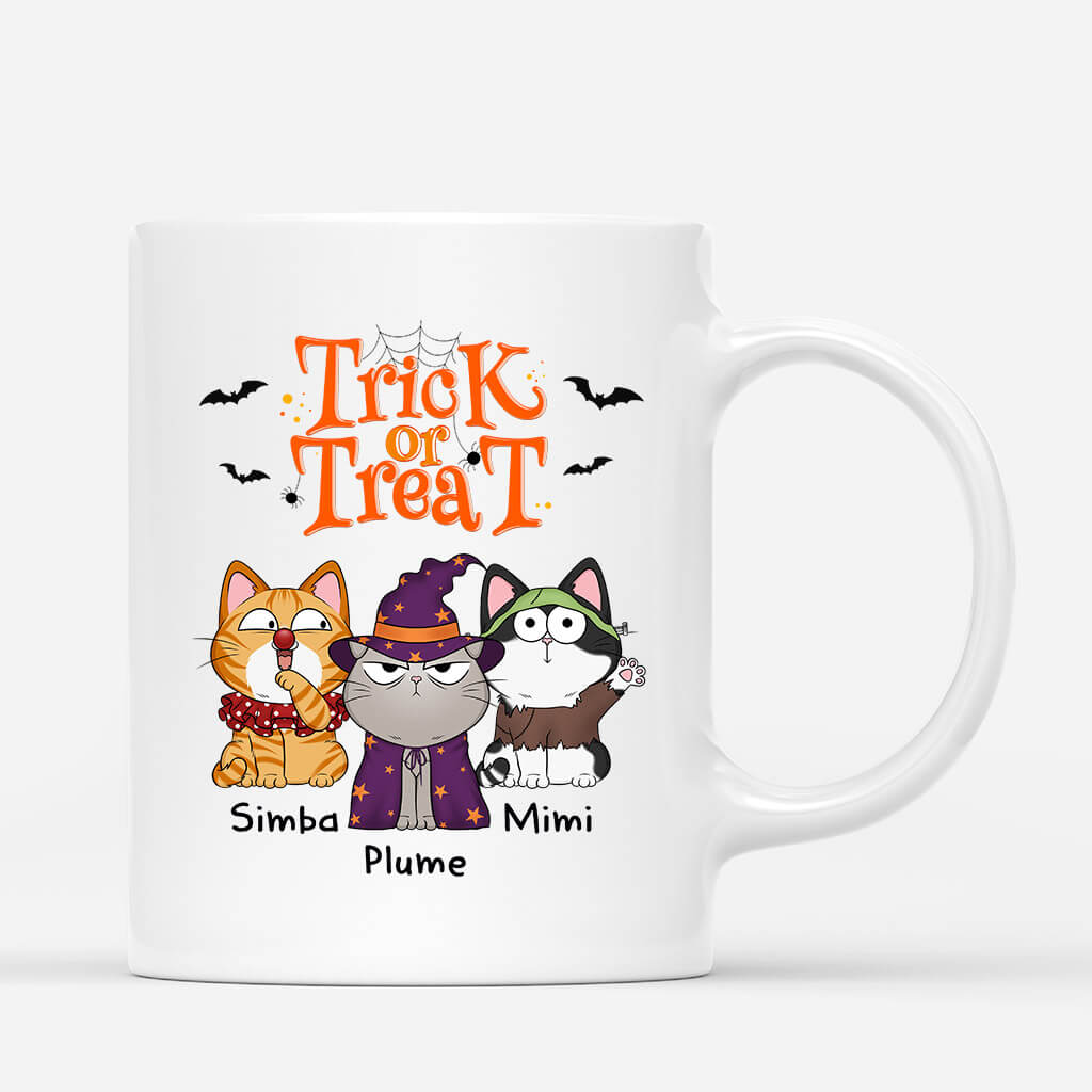 Des Bonbons Ou Un Sort - Cadeau Personnalise Mug pour Halloween Des Bonbons Ou Un Sort - Cadeau Personnalise Mug pour Halloween