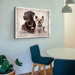 Dog Portrait Painting Turn Pet Photo Into Canvas Art Gift For Dog Mom 3
