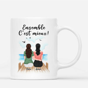 Ensemble – Cadeau Personnalise – Mug pour Meilleures Amies