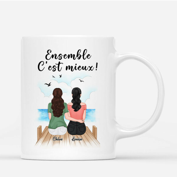 Ensemble – Cadeau Personnalise – Mug pour Meilleures Amies