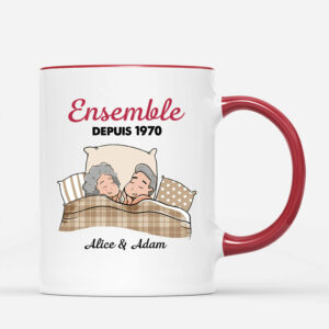 Ensemble Depuis – Cadeau Personnalise  Mug pour Amoureux