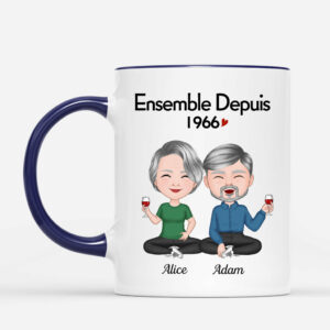 Ensemble Depuis – Cadeau Personnalise  Mug pour Couples Amoureux