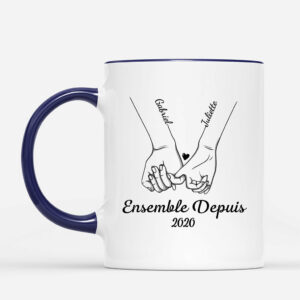 Ensemble Depuis – Cadeau Personnalise  Mug pour CouplesAmoureux