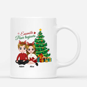 Ensemble Pour Toujours – Cadeau Personnalise  Mug pour Couple